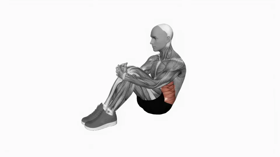 Seated Knee Hug Stretch