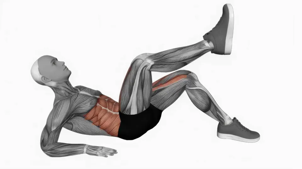 Alternating Forearm Supported Knee Raise