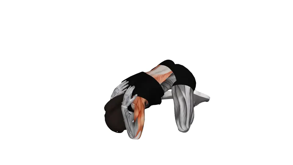 Kneeling Elbow Supported Lat Stretch