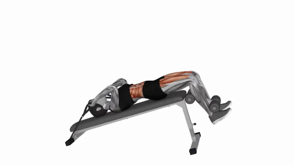 Resistance Band Decline Sit-Up