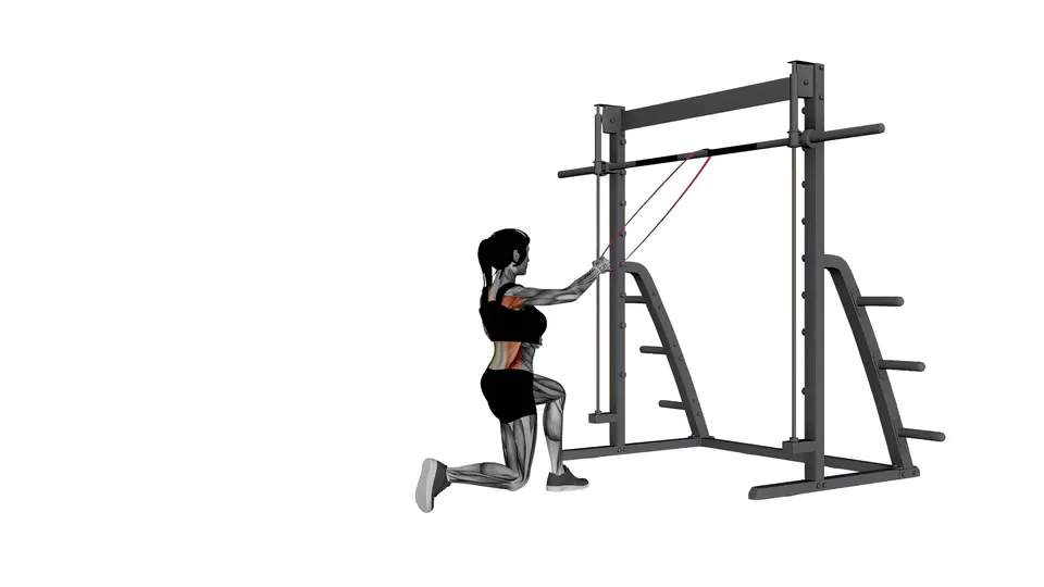 Single Arm Resistance Band High Row