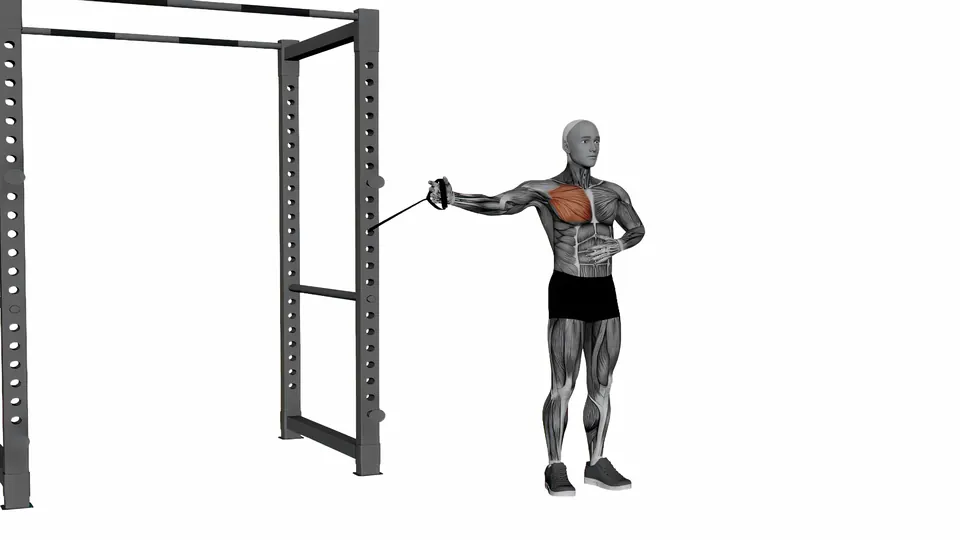 Single Arm Resistance Band Chest Flye
