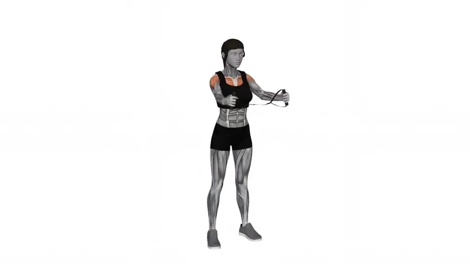 Resistance Band Overhead Shoulder Stretch