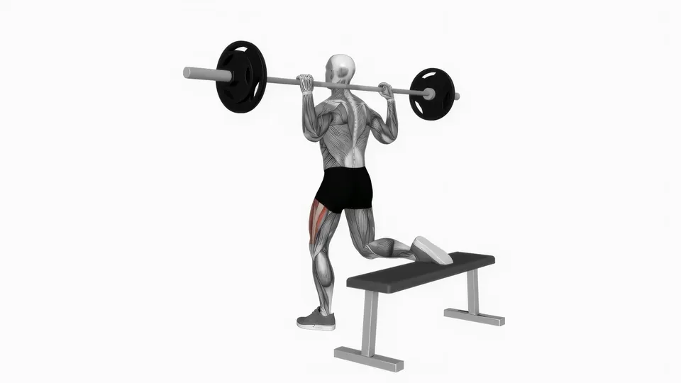 Barbell Bulgarian Split Squat
