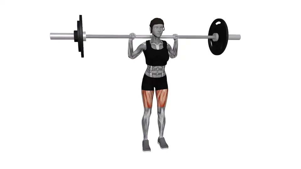 Barbell Curtsy Lunge