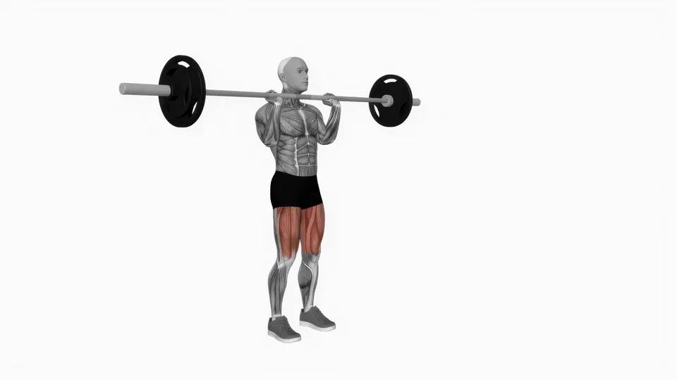 Barbell Front Rack Lunge