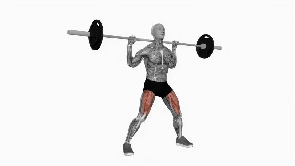 Barbell Side Squat