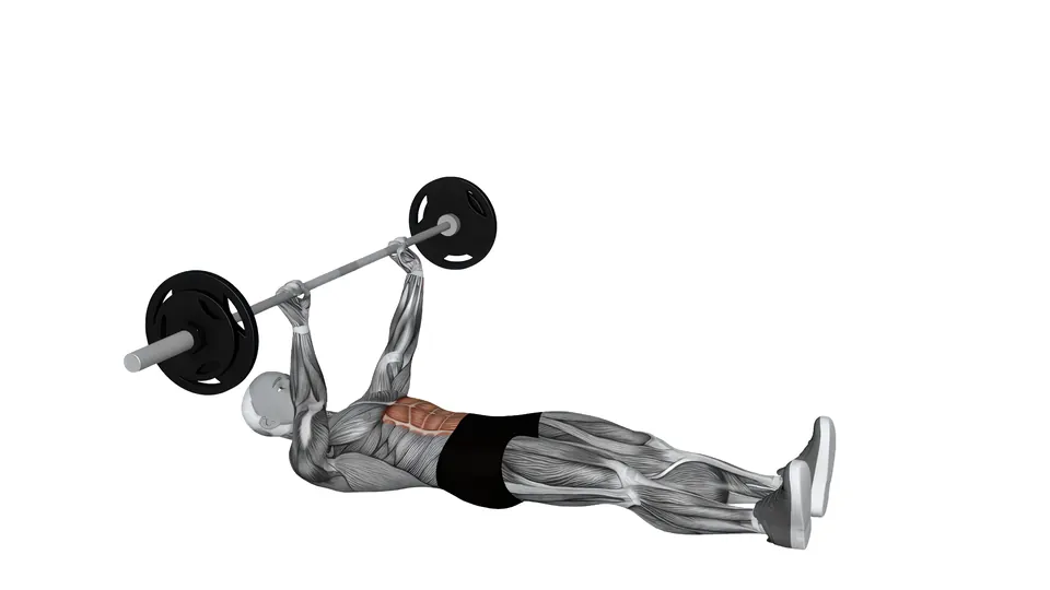 Barbell Overhead Sit-Up