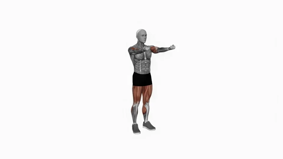 Forward Step with Biceps Curl