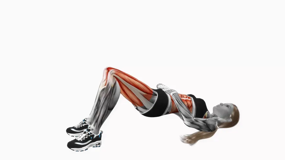 Glute Bridge with Alternating Leg Extension