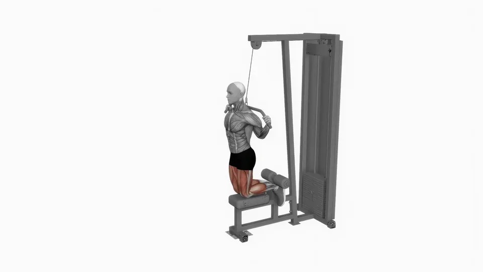 Cable Assisted Nordic Hamstring Curl