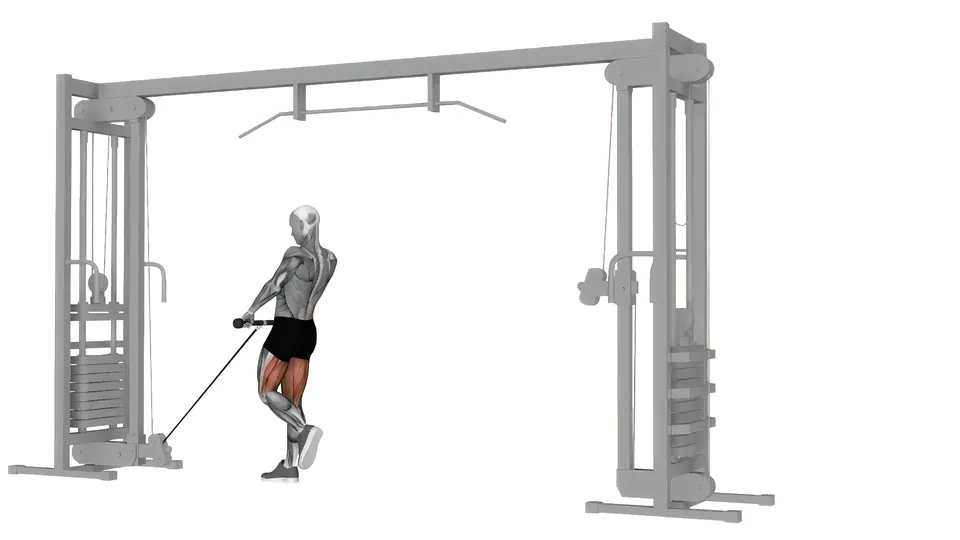 Single Leg Cable Romanian Deadlift