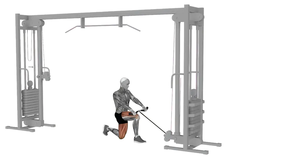 Cable Split Squat