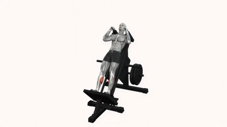 Hack Squat Calf Raise