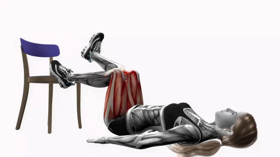 Single Leg Foot Elevated Glute Bridge