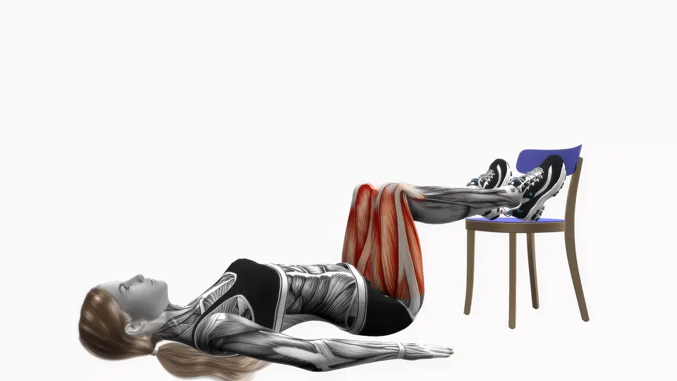 Feet Elevated Glute Bridge