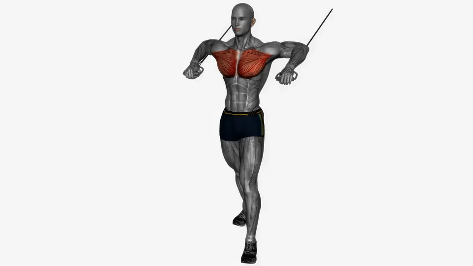 Resistance Band High-to-Low Chest Press