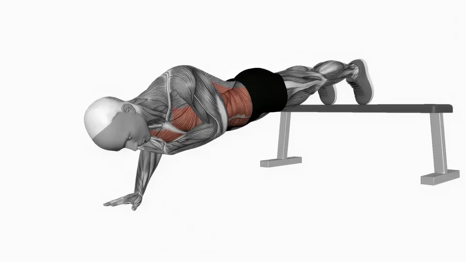 Decline Plank Shoulder Tap