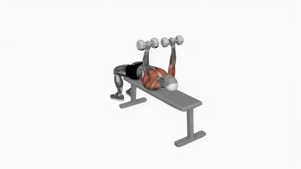 Alternating Dumbbell Bench Press
