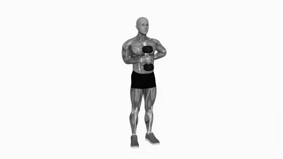 Standing Dumbbell External Rotation