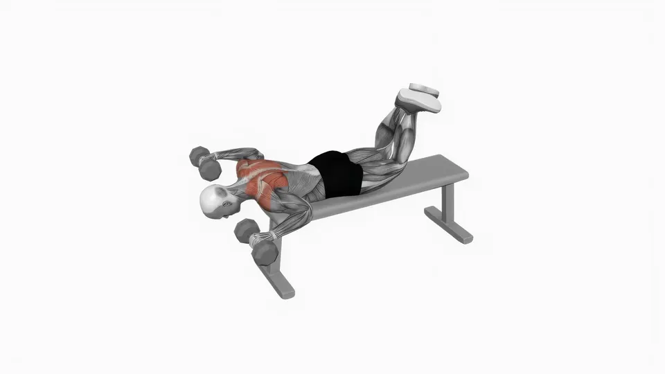 Prone Dumbbell Y-Press