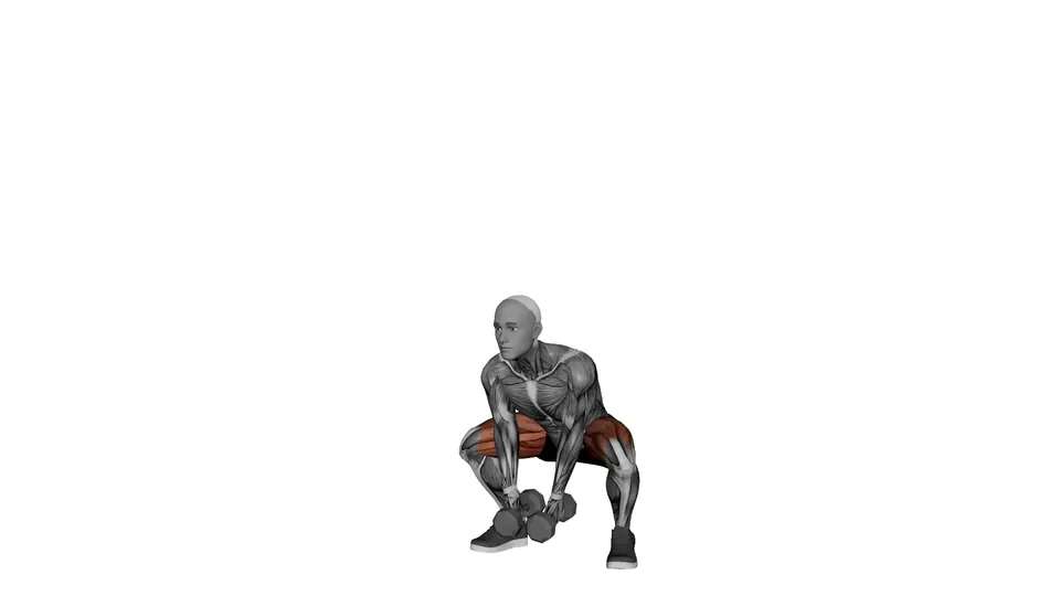 Dumbbell Frog Jump