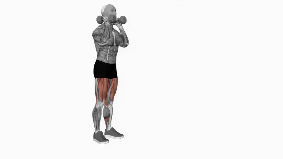 Dumbbell Front Rack Lunge