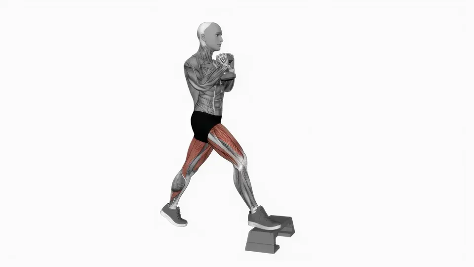 Goblet Front Foot Elevated Split Squat