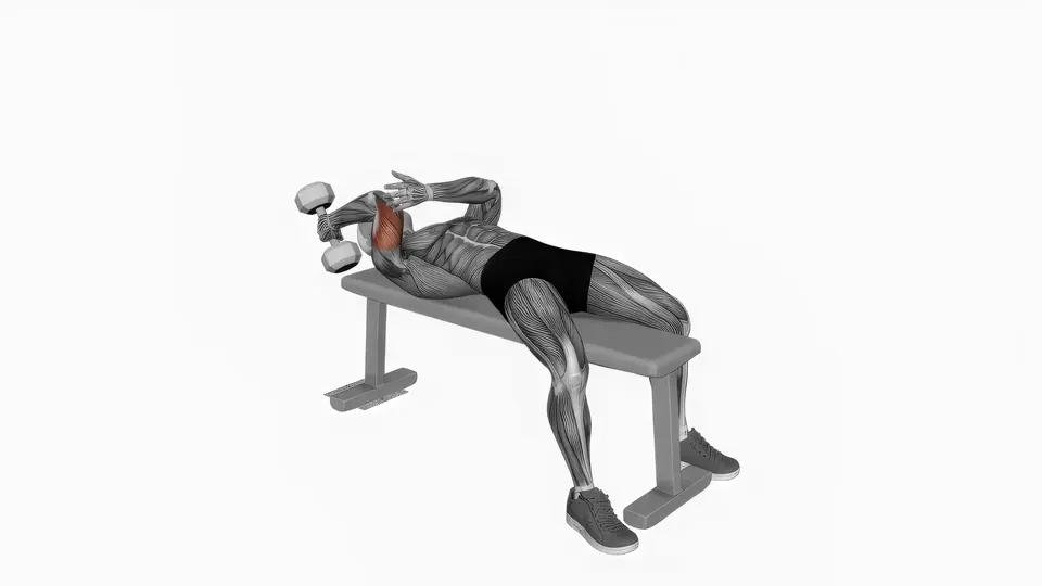 Single Arm Dumbbell Skull Crusher