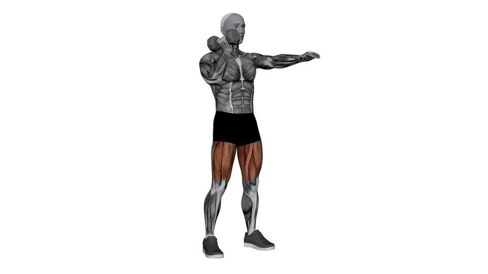 Single Arm Dumbbell Front Squat