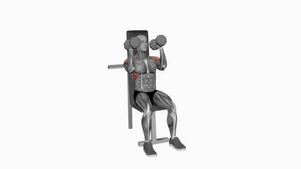 Alternating Neutral Grip Dumbbell Shoulder Press