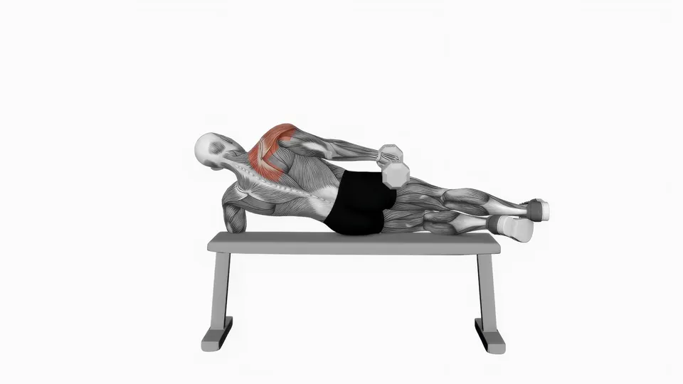 Side Lying Dumbbell Lateral Raise