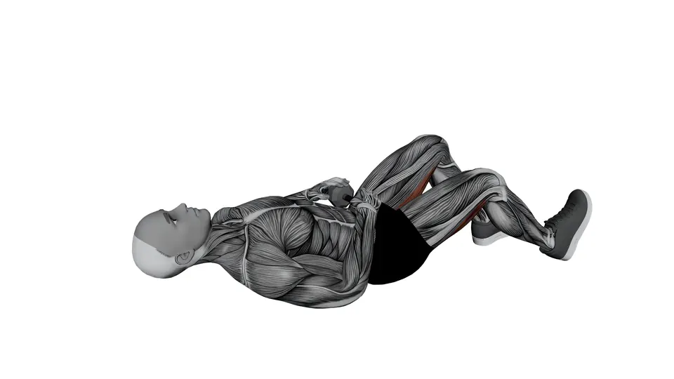 Staggered Stance Dumbbell Glute Bridge