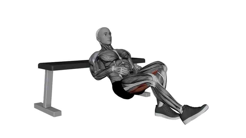 Staggered Stance Dumbbell Hip Thrust