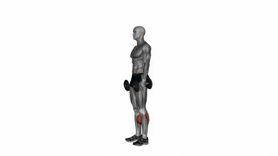 Dumbbell Standing Calf Raise