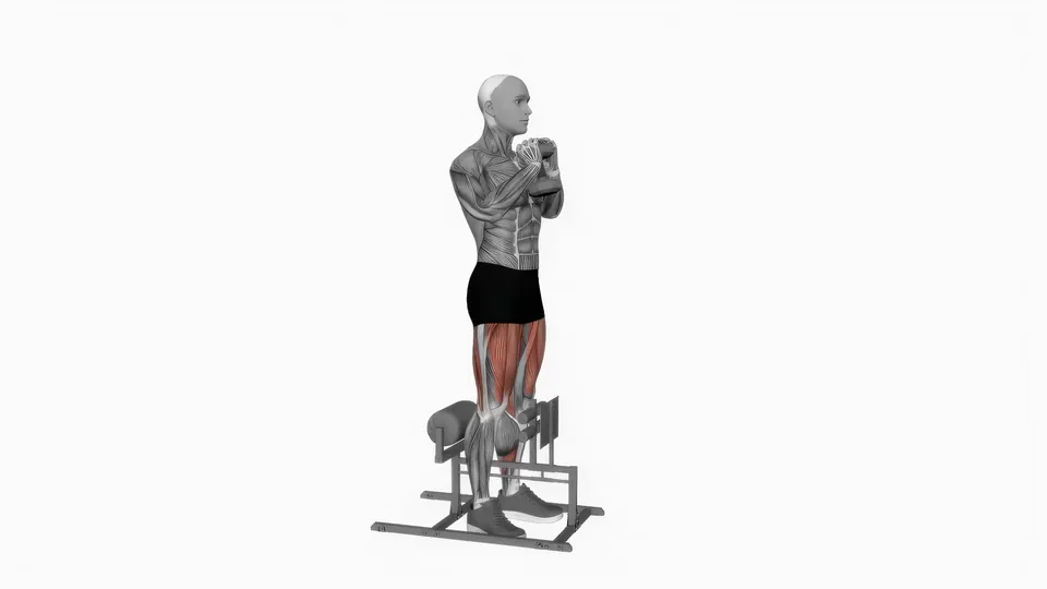 Sissy Bench Goblet Squat