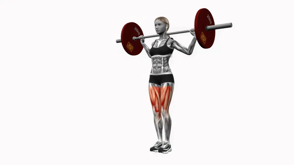Feet Together Barbell Squat