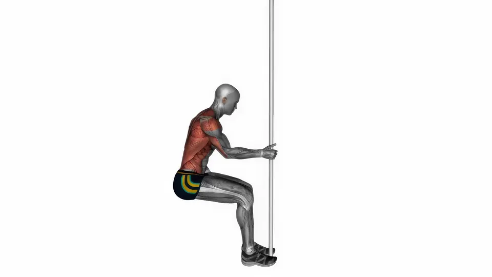 Pole Lat Stretch