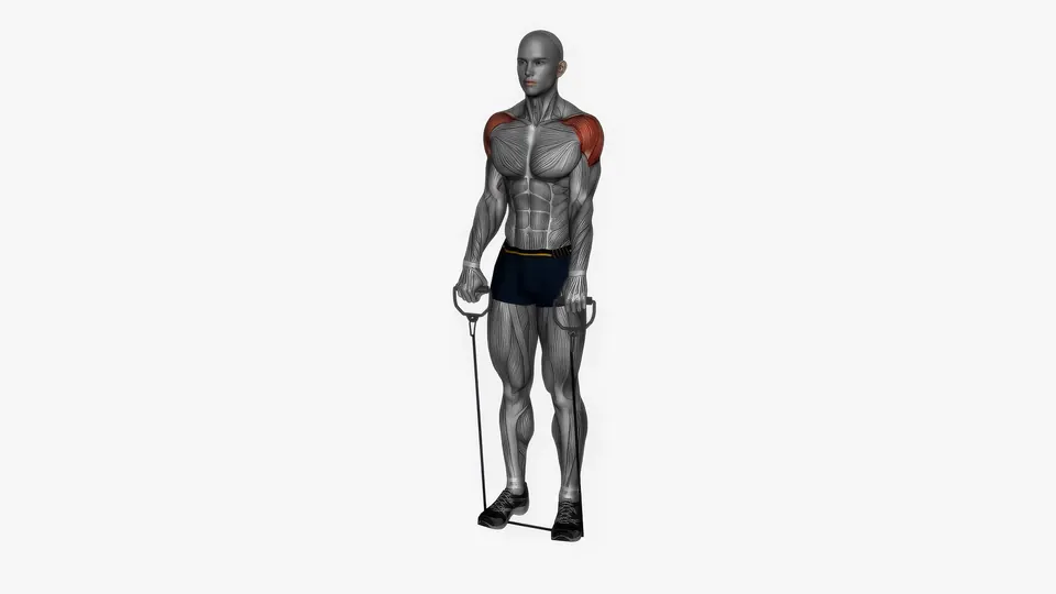 Resistance Band Front Raise
