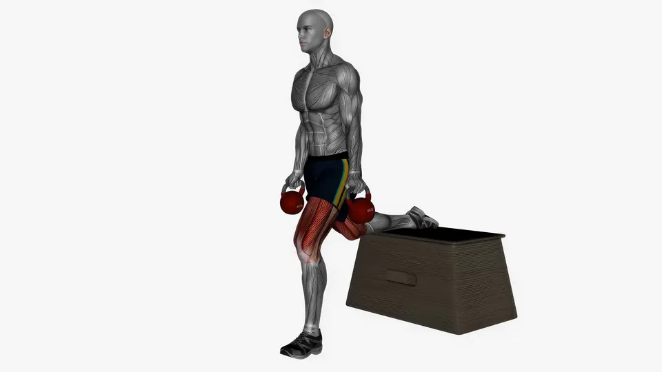 Kettlebell Bulgarian Split Squat