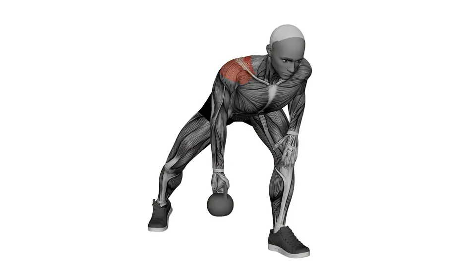 Single Arm Kettlebell Rear Delt Flye