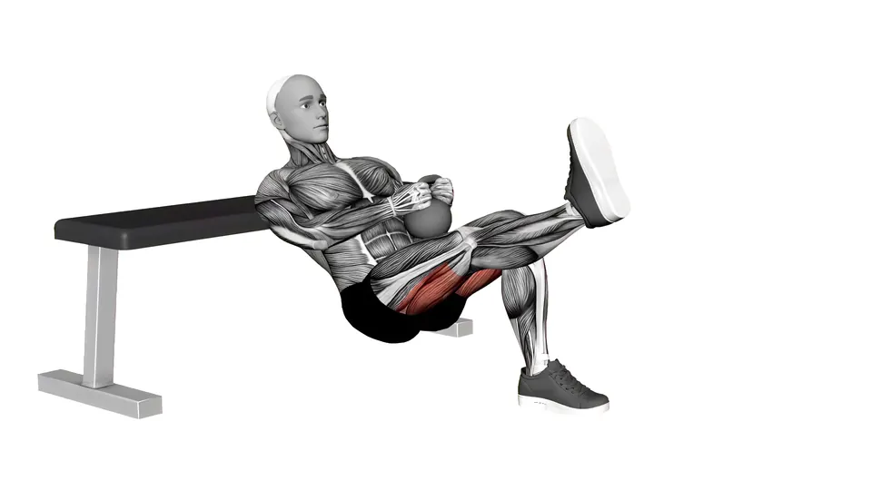 Single Leg Kettlebell Hip Thrust