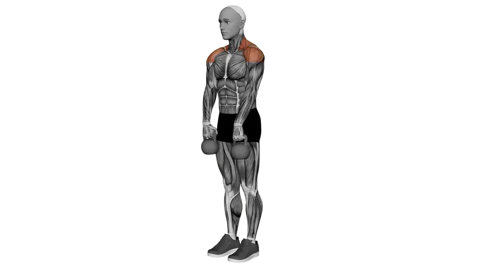 Kettlebell Upright Row with External Rotation