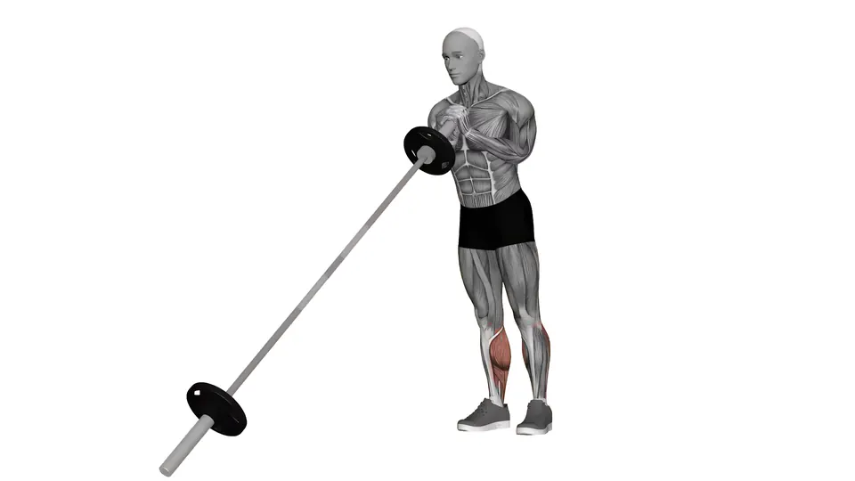 Landmine Calf Raise