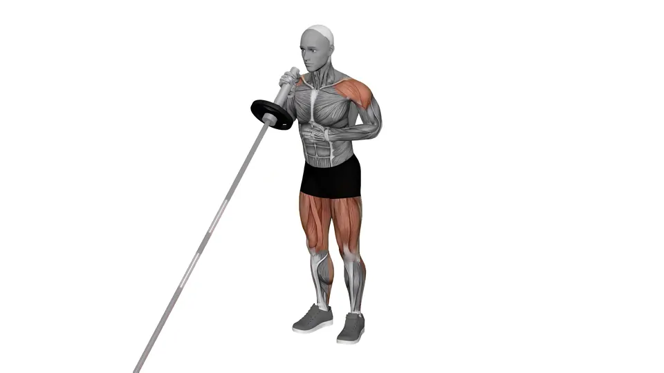 Single Arm Landmine Lunge to Press