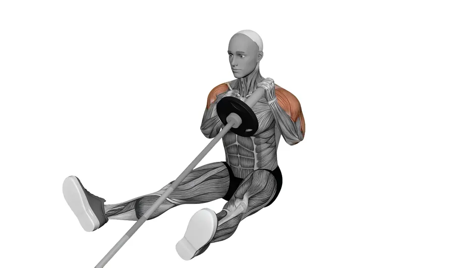 Seated Alternating Landmine Press