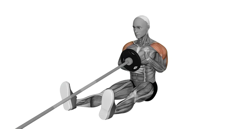 Single Arm Seated Landmine Press