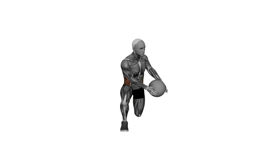 Half Kneeling Medicine Ball Woodchop