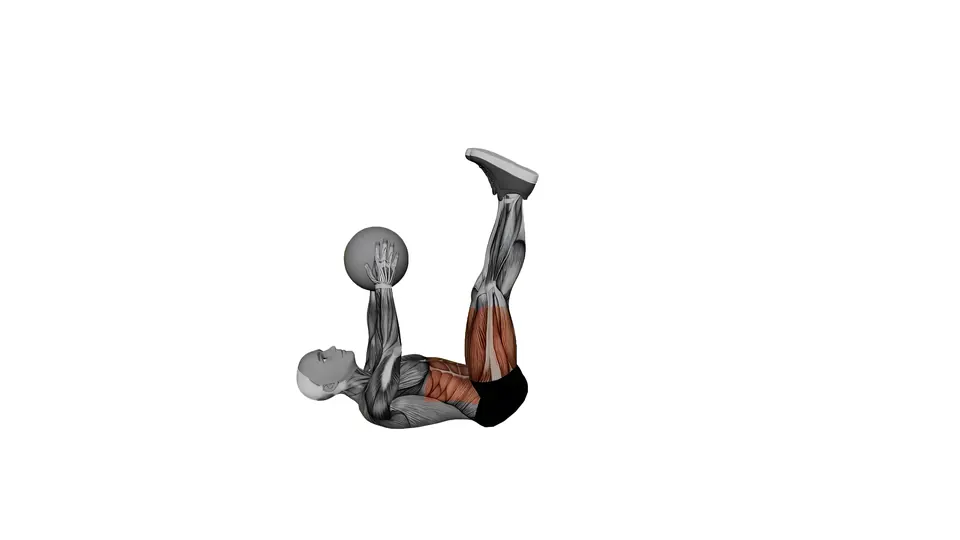Medicine Ball Toe Touch Crunch