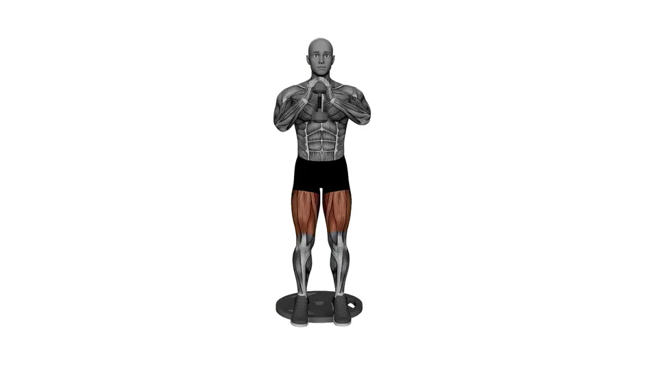 Heel Elevated Goblet Squat